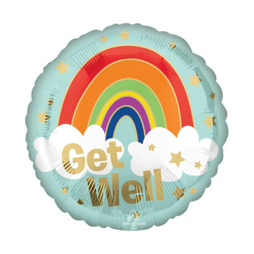 Picture of GET WELL SOON FOIL BALLOON 18 INCH